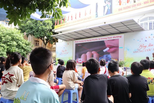 Xây dựng trường học không khói thuốc: Hành động thiết thực để bảo vệ thế hệ trẻ