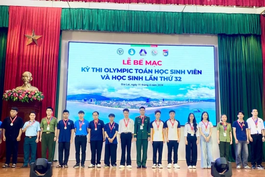 Trao 306 giải tại Kỳ thi Olympic Toán học sinh viên toàn quốc lần thứ 32