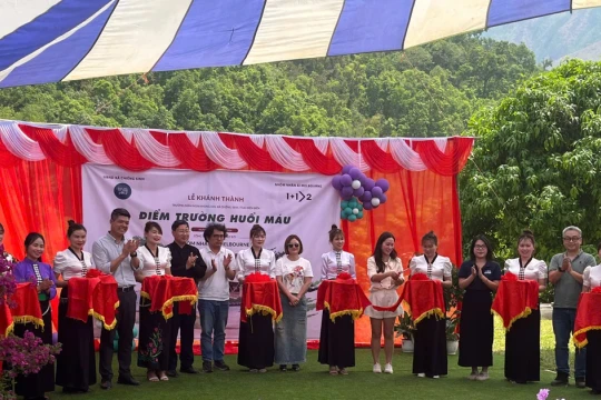 Khánh thành điểm trường mầm non Huổi Máu tại xã Chiềng Sinh