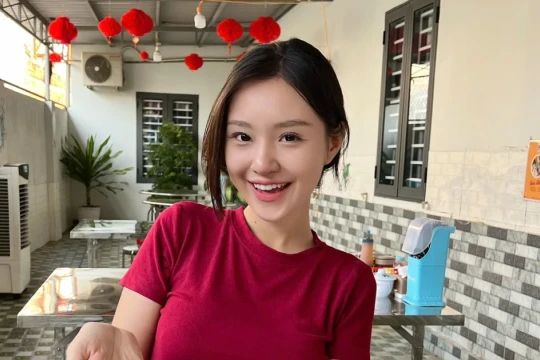 Khánh Như về quê làm ‘cô Tấm’ nấu bún riêu sau khi giành ngôi Á hậu