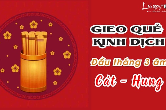 Gieo quẻ Kinh Dịch đầu tháng 3 âm: Thần Tài chỉ lối 2 tuổi bội thu tài lộc, 2 tuổi thăng quan tiến chức!