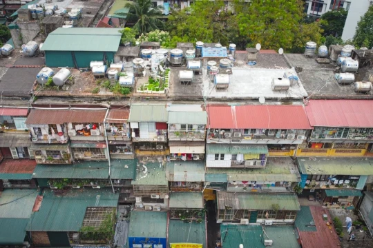 Hiện trạng khu tập thể 60 tòa nhà Thanh Xuân Bắc trước đề xuất cải tạo