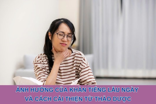 Ảnh hưởng của khàn tiếng lâu ngày và cách cải thiện từ thảo dược