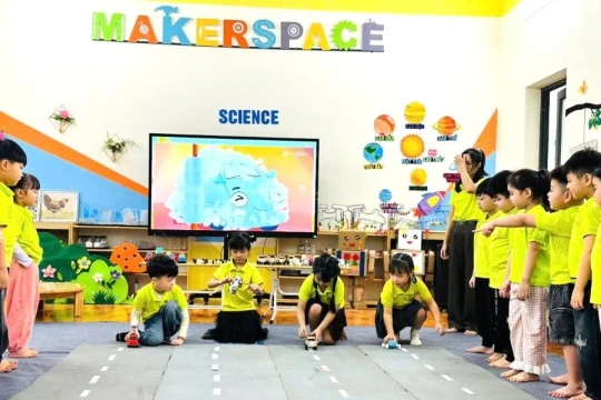 Đa dạng sân chơi STEAM, trẻ mầm non Phú Thọ phát triển toàn diện