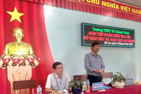 An Giang kiểm tra công tác chuẩn bị Kỳ thi tốt nghiệp THPT năm 2026