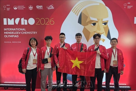 Bốn thí sinh Việt Nam tham dự kỳ thi Olympic hóa học quốc tế Mendeleev lần thứ 60