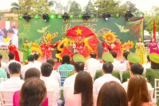 Liên hoan văn nghệ quần chúng: Dấu ấn văn hóa Lễ hội Đền Hùng