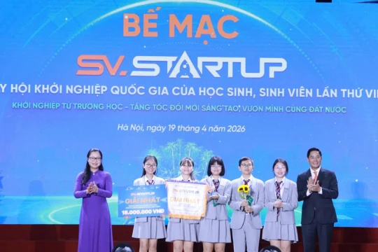 Bộ GD&ĐT vinh danh nhiều dự án khởi nghiệp của học sinh, sinh viên