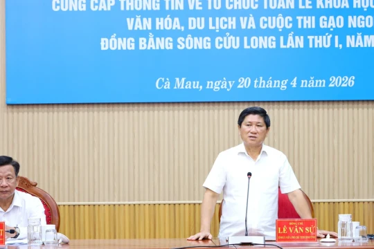 Cà Mau tổ chức Tuần lễ khoa học, công nghệ văn hóa, du lịch chào mừng lễ 30/4