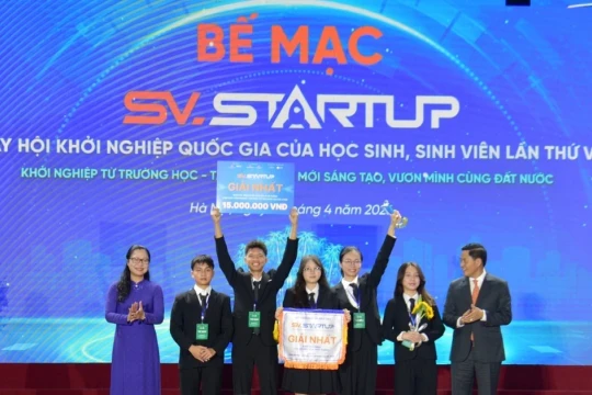 Phú Thọ có giải Nhất quốc gia Cuộc thi HS, SV với ý tưởng khởi nghiệp