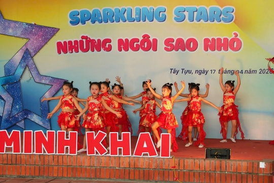 Trường Mầm non Minh Khai tổ chức thành công Hội thi "Sparkling Stars"
