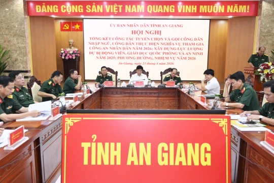 Tuyển quân đạt 100%, An Giang tiếp tục nâng chuẩn chất lượng