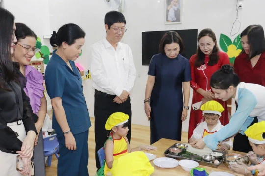 Trẻ mầm non thoả sức khám phá, trải nghiệm món ngon Hải Phòng