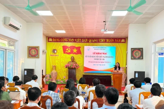 Hơn 400 chỉ tiêu trong kỳ tuyển dụng viên chức ngành Giáo dục Quảng Trị