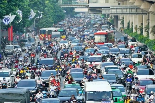 Các khu vực Hà Nội dự kiến cấm xe máy xăng từ 1/7