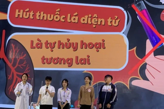 Xây dựng trường học không khói thuốc: Vì sức khỏe của chính mình và cộng đồng