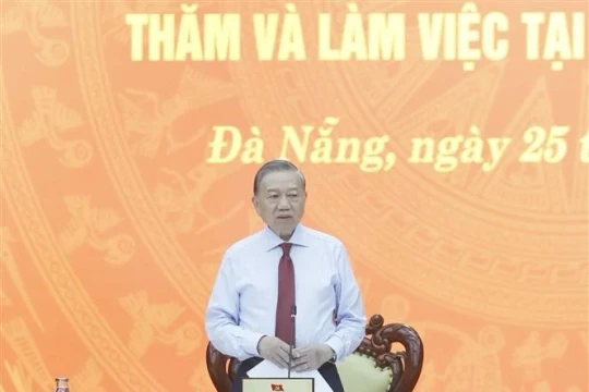 Tổng Bí thư, Chủ tịch nước Tô Lâm: Xây dựng Đà Nẵng thành một cực tăng trưởng lớn