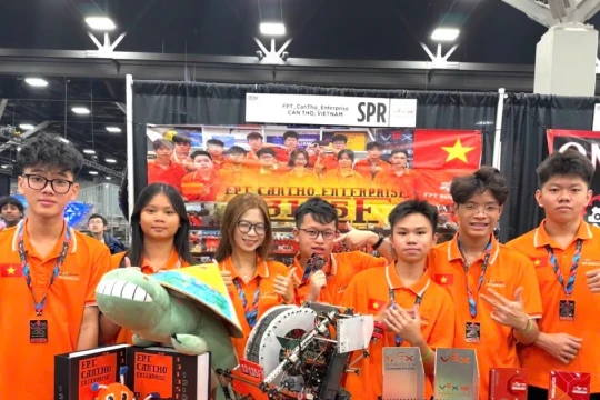 HS FPT School Cần Thơ giành giải thưởng danh giá tại chung kết Robotics thế giới