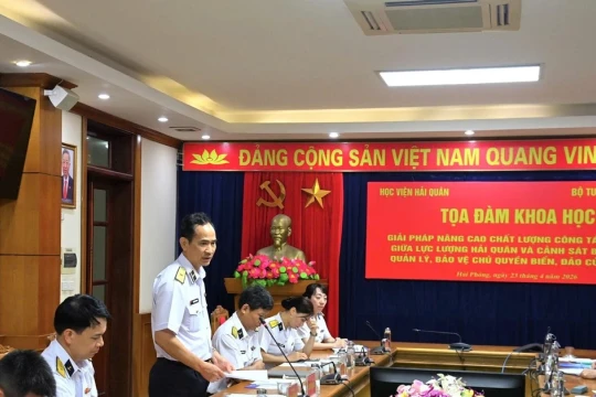Học viện Hải quân khảo sát thực tế, phục vụ nghiên cứu bảo vệ chủ quyền biển đảo