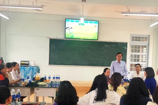 Trường THCS THSP Lý Tự Trọng tiên phong phát triển năng lực số