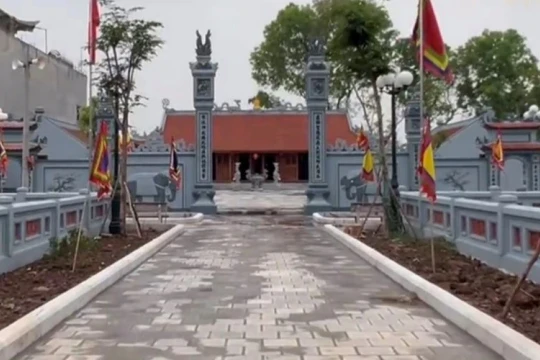 Khánh thành đình Mạnh Trữ thờ Vĩnh Gia công chúa và 3 vị đại vương