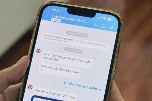 Những màn đáp trả tin “anh mượn tạm 30 triệu” từ Zalo Phó Giám đốc Sở