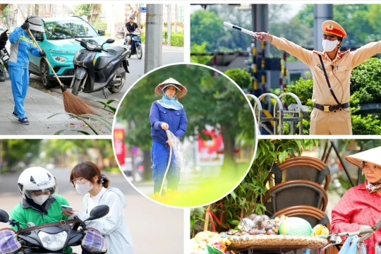 Phố nghỉ lễ, người không nghỉ: Nhịp mưu sinh thầm lặng giữa Hà Nội ngày 1/5