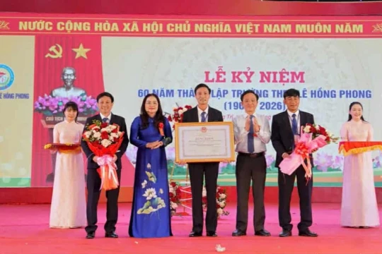 Trường THPT Lê Hồng Phong: 60 năm bứt phá, nâng tầm chất lượng giáo dục
