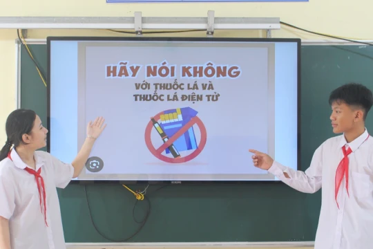 Xây dựng trường học không khói thuốc: Củng cố niềm tin cho học sinh