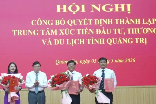 Quảng Trị thành lập Trung tâm xúc tiến đầu tư, thương mại và du lịch