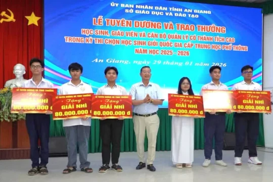 Một học sinh An Giang được ưu tiên tuyển thẳng vào đại học năm 2026