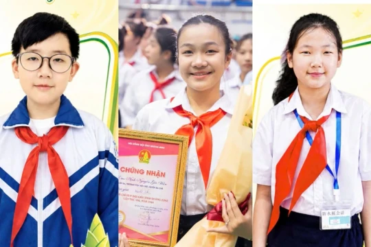 Quảng Ninh có 3 đội viên được nhận Giải thưởng Kim Đồng