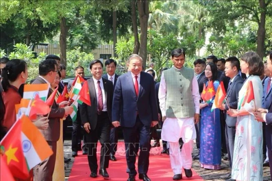 Tổng Bí thư, Chủ tịch nước Tô Lâm đặt vòng hoa tại Tượng Chủ tịch Hồ Chí Minh