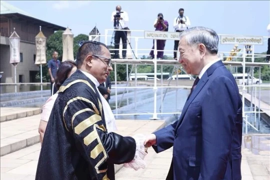 Tổng Bí thư, Chủ tịch nước Tô Lâm hội kiến Chủ tịch Quốc hội Sri Lanka