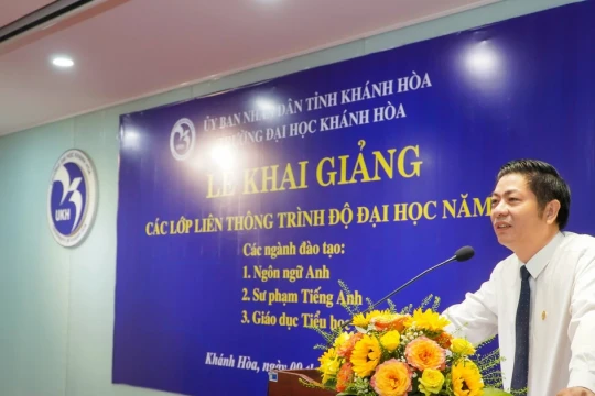 Trường Đại học Khánh Hòa khai giảng các lớp liên thông đại học năm 2026