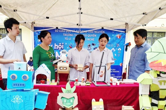 Ngày hội khơi dậy tinh thần sáng tạo cho học sinh Thái Nguyên