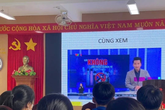 Xây dựng trường học không khói thuốc: Mỗi đoàn viên là một 'điểm gác'