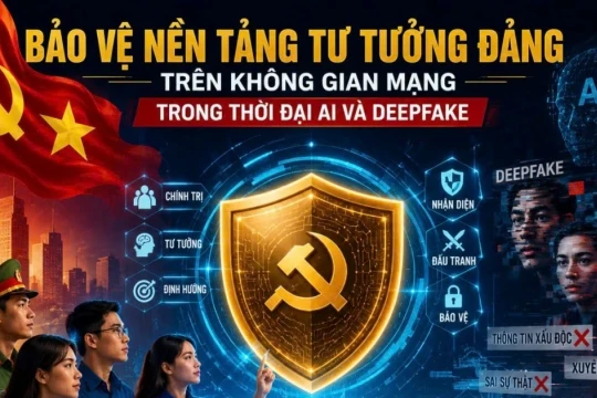Bảo vệ nền tảng tư tưởng Đảng trên không gian mạng trong thời đại AI và Deepfake
