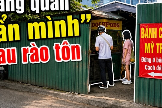 Sau 1 ngày "gây bão", những tấm menu, mã QR treo khắp hàng rào tôn đã biến mất hàng loạt