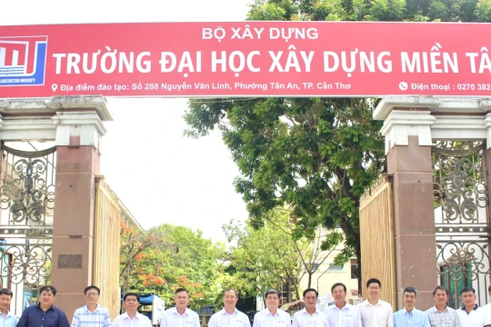 Trường ĐH Xây dựng Miền Tây kiện toàn tổ chức cơ sở đào tạo tại Cần Thơ