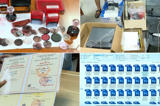 Triệt phá đường dây làm giả bằng cấp cực lớn: 53 trường đại học, học viện, cao đẳng và 30 trường THPT, THCS bị nhái con dấu, tài liệu