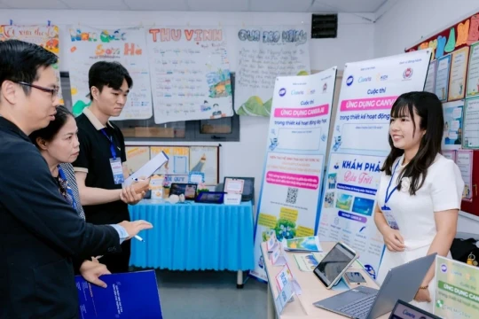 Lan tỏa tinh thần đổi mới sáng tạo qua cuộc thi ứng dụng Canva AI trong dạy học