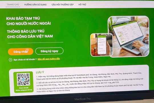 Bộ Công an hướng dẫn mới nhất về thông báo tạm trú và khai báo lưu trú