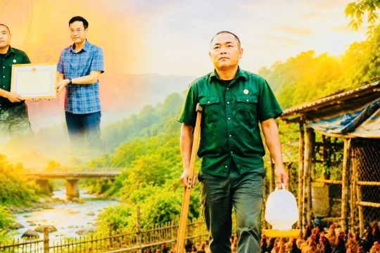 Hành trình không chùn bước của người cựu binh mang chân giả
