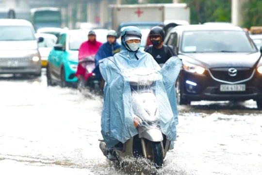 Miền Bắc đón mưa lớn diện rộng từ đêm nay