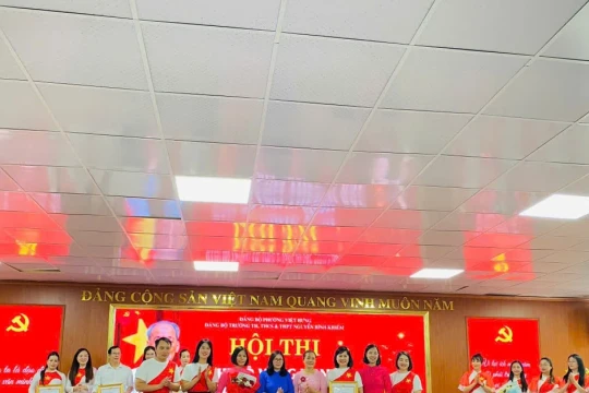 Trường Nguyễn Bỉnh Khiêm học tập và làm theo lời Bác