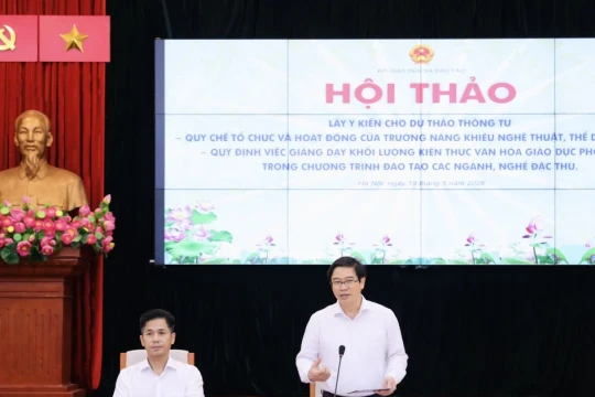 Hoàn thiện quy định tổ chức, hoạt động, giảng dạy đối với cơ sở giáo dục đặc thù