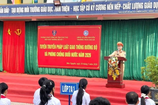 Trường học ở Phú Thọ tăng kỹ năng phòng chống đuối nước cho học sinh