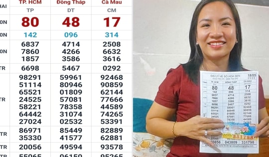 Sáng 19/5, lộ diện nơi trúng 2 giải độc đắc và 3 giải an ủi xổ số miền Nam