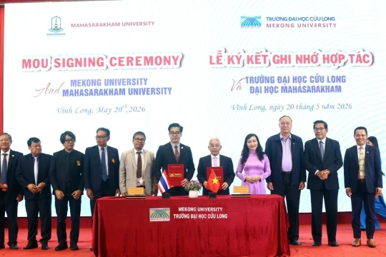 Trường ĐH Cửu Long ký kết hợp tác với Đại học Mahasarakham, Thái Lan